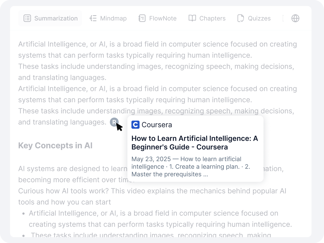 Indexed and Source-Linked