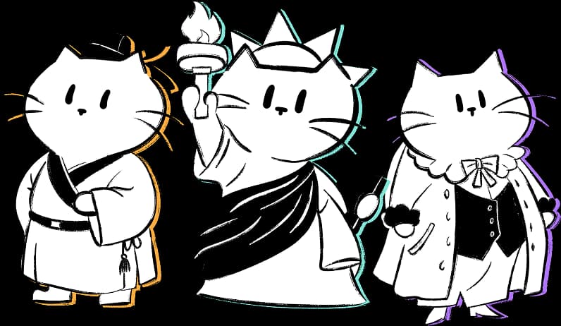 Three Cats