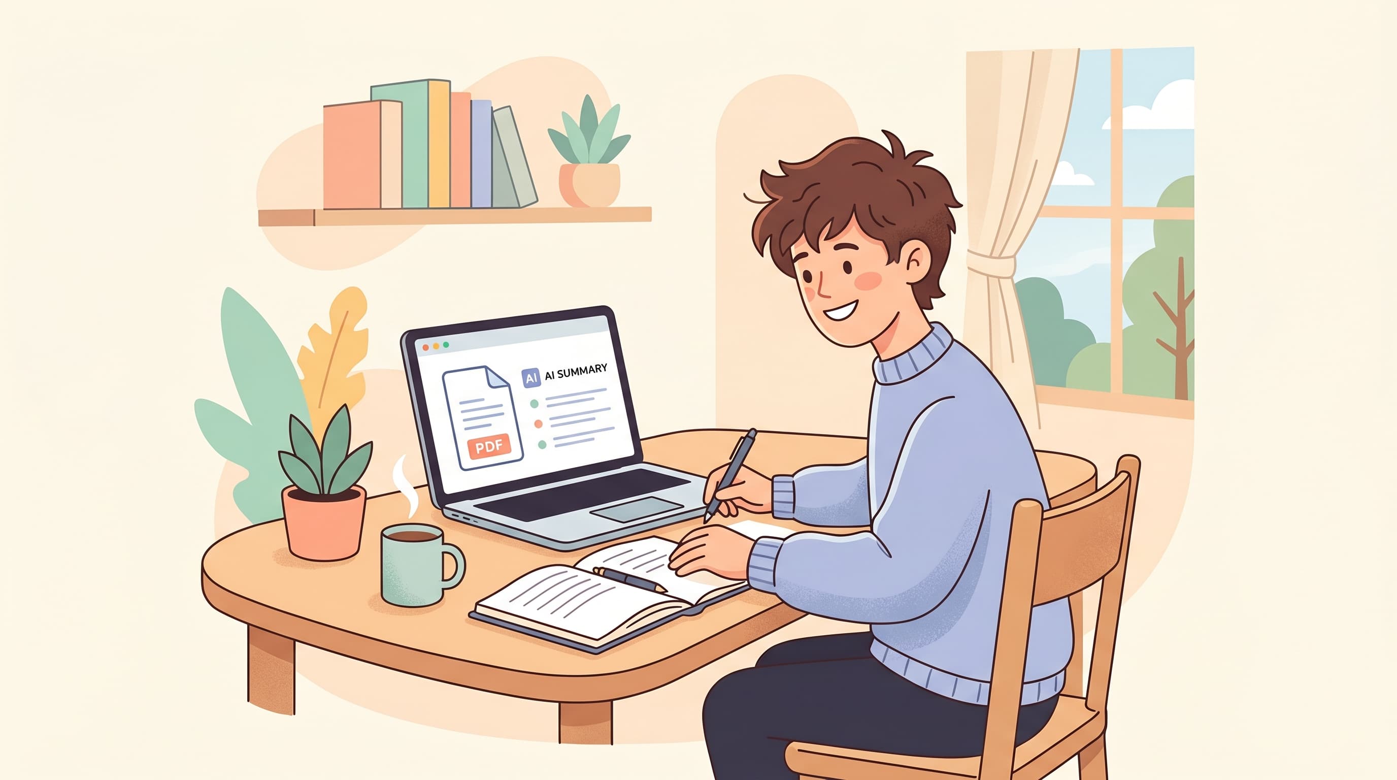 AI Summary from PDF for Students (2026): Turn Lecture Notes into Exam-Ready Points — CuFlow Blog