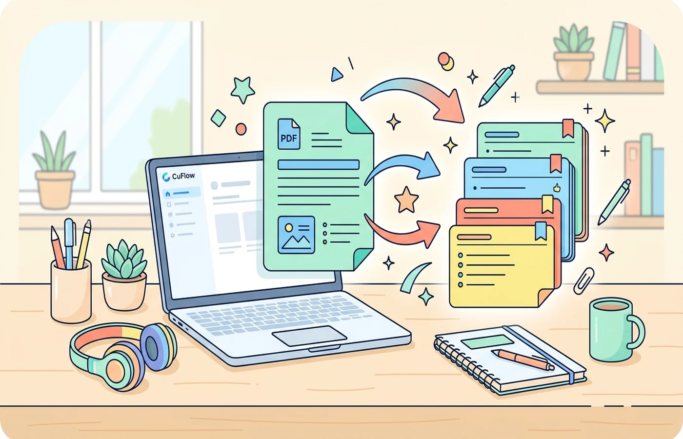 PDF to Notes: The Best Ways to Turn Study Documents Into Usable Notes in 2026 — CuFlow Blog